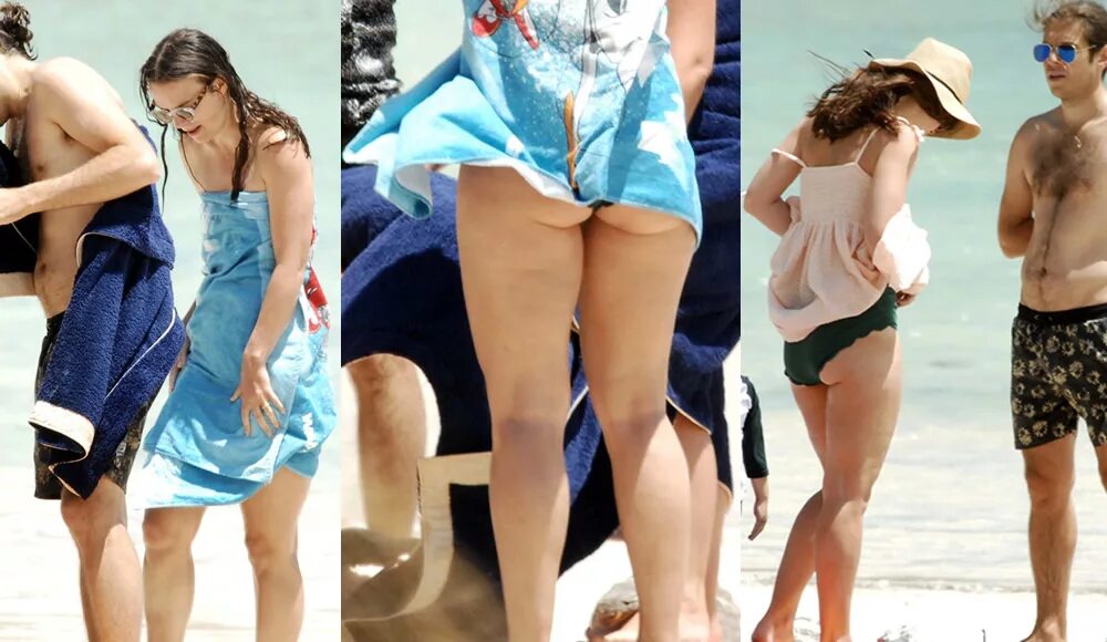 Кира найтли фото гола Keira Knightley Upskirt - James Righton enjoy beach day during a holiday in Pant