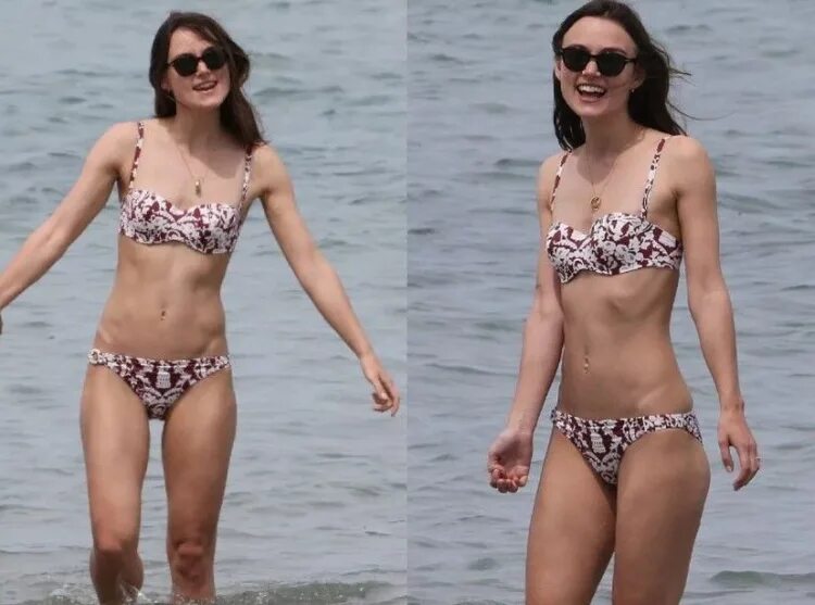 Кира найтли фото в купальнике Keira Knightley - surprinsa de paparazzi in costum de baie la plaja. Cum arata s