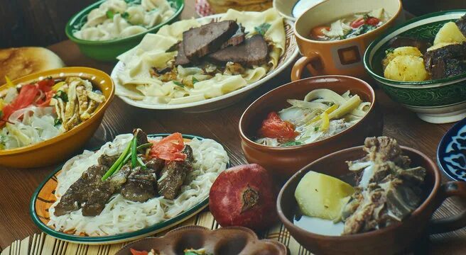 Киргизская кухня национальные блюда рецепты с фото Kesme Зображення - огляд 938 Стокові фото, векторні зображення й відео Adobe Sto