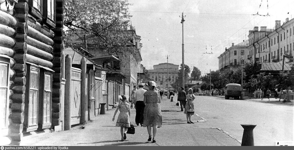 Киров 60 годов фото Улица К. Маркса на юг от ул. МОПРа - Retro photos