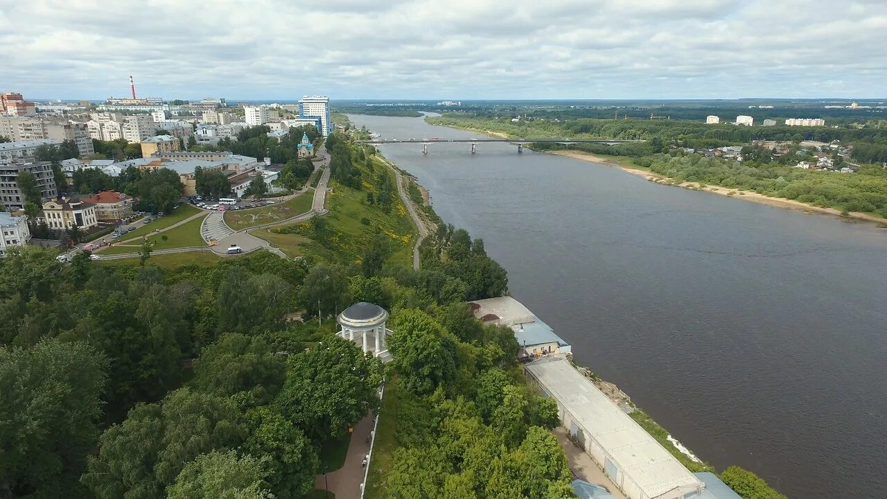 Киров фото рек Александровский сад и окрестности с высоты птичьего полёта ТИПИЧНЫЙ КИРОВ Фотост