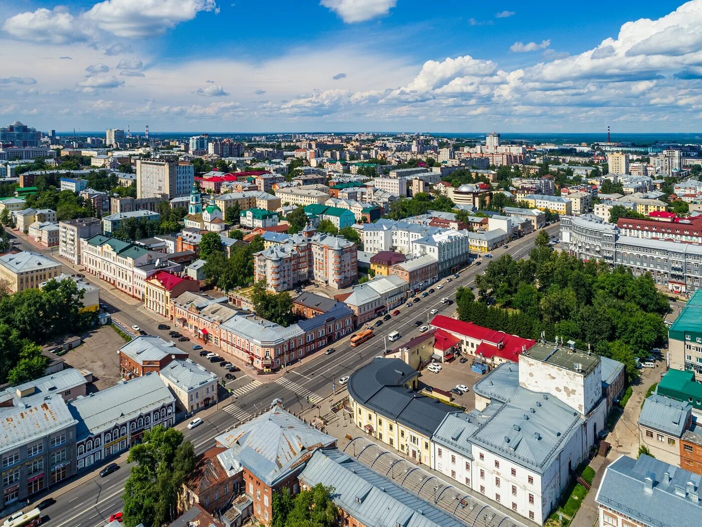 Киров фото центра города Департамент города кирова