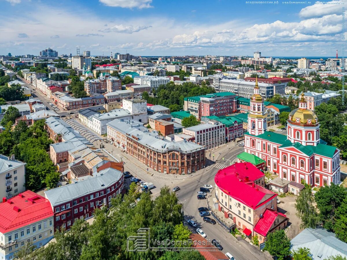 Киров фото центра города "Киров с высоты". Фотоальбом. Автор: Кирилл Здоров