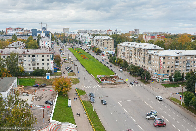 Киров горы фото Осенний Киров с крыши Александр Голышев