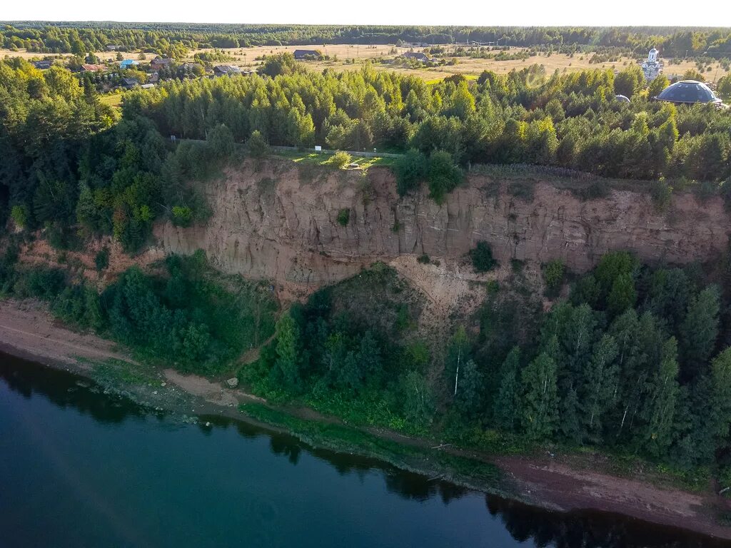 Киров горы фото Жуковлянские валуны и Соколья гора, фотографии с квадрокоптера Александр Голышев