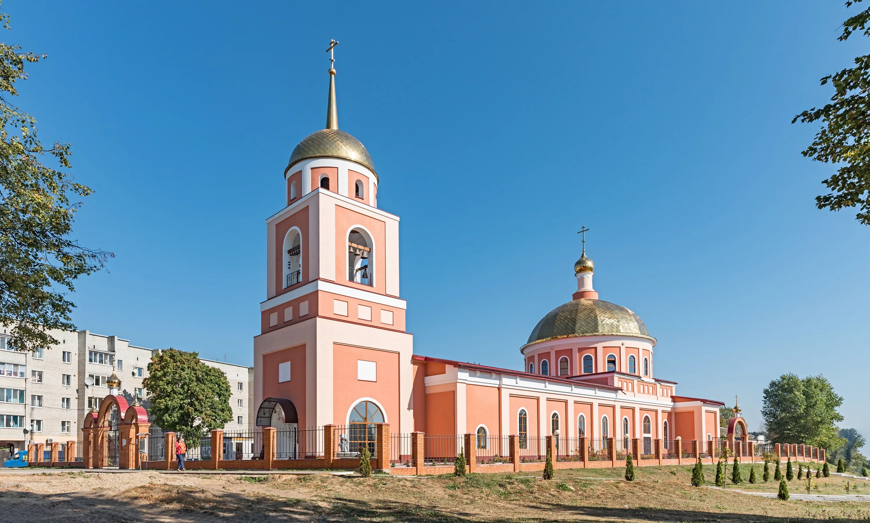Киров калужская область фото города Кафедральный собор святого благоверного князя Александра Невского