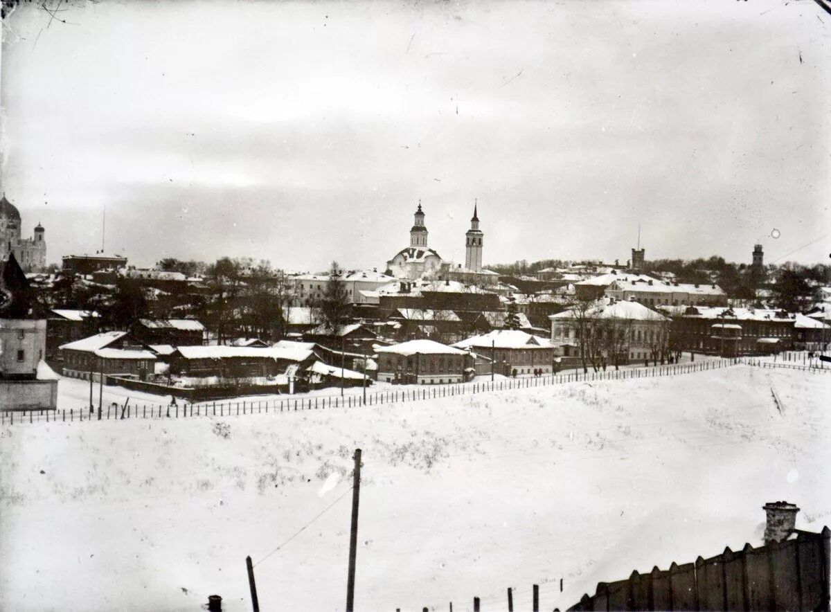 Киров вятка фото Вятка зимой в начале прошлого века. 15 старых фотографий