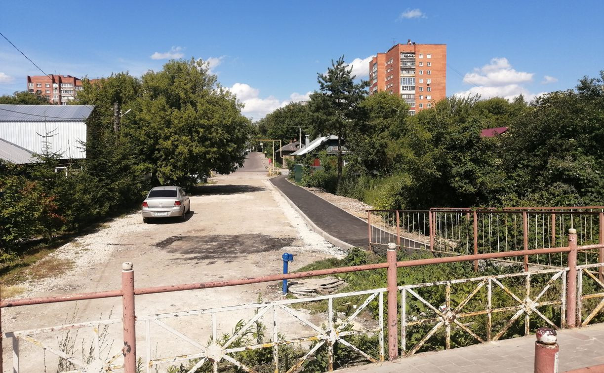 Кирова 115 фото От ул. Кирова до ж/д перехода к ТРЦ "Макси" продолжили тротуар - Новости Тулы и 