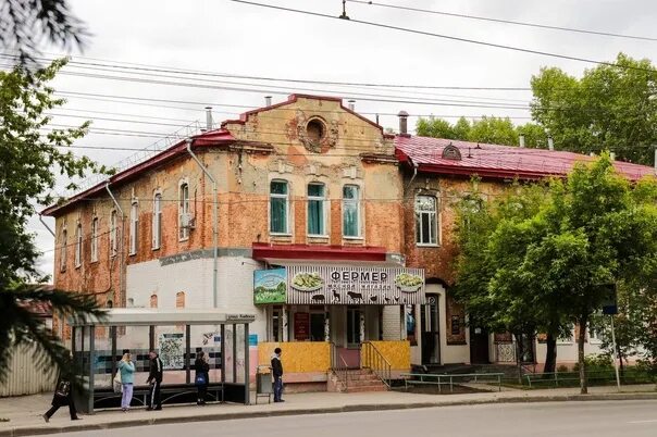 Кирова 50 фото Здание богадельни им. супругов "Михаила и Прасковьи Милюковых", открытой в Томск