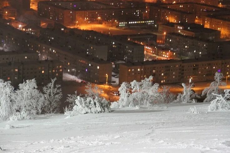 Кировск зимой фото Под покровом полярной ночи из Москвы в Кировск, или Двадцать лет спустя