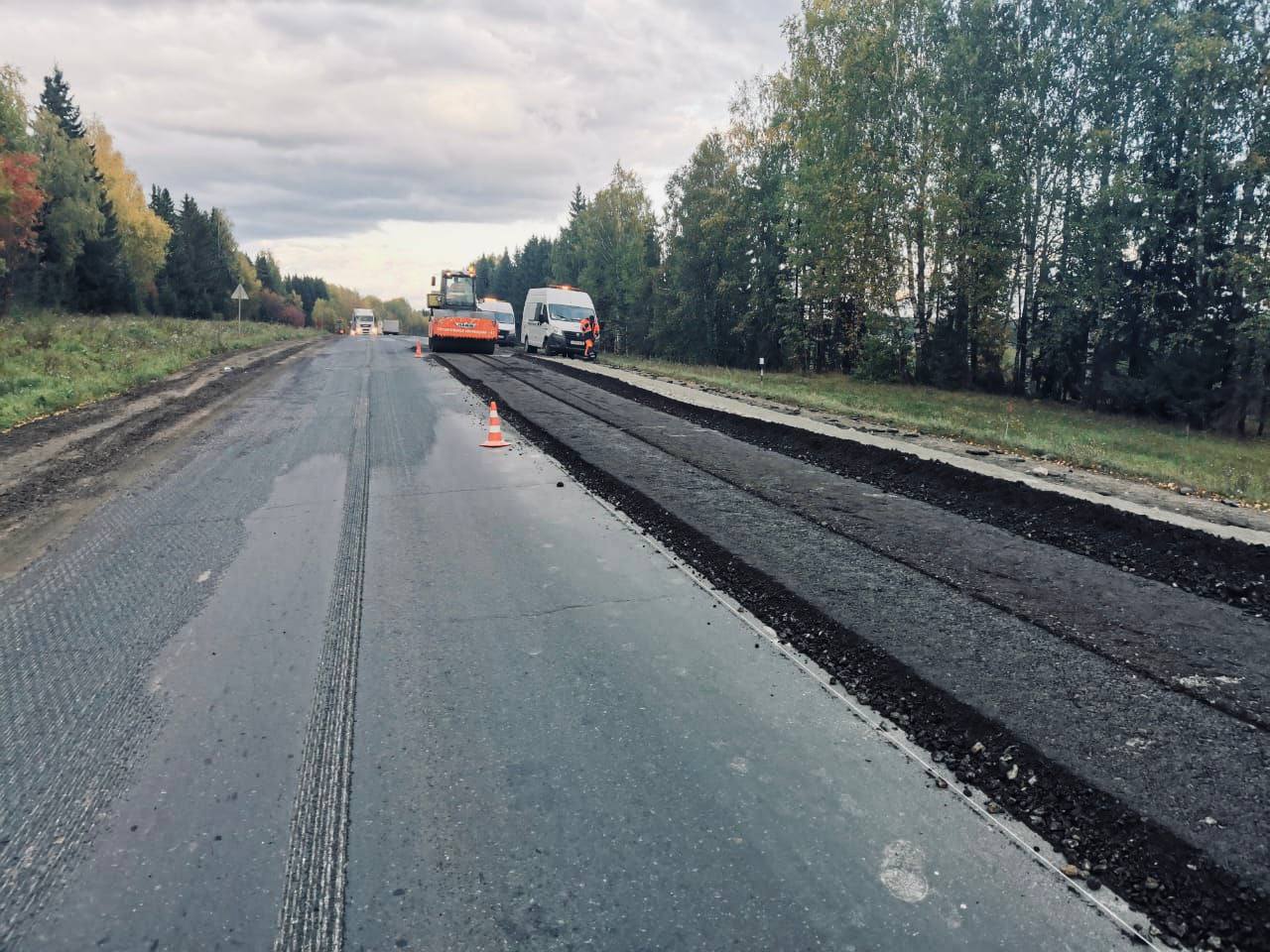 Кировские дороги фото На федеральной трассе в Слободском районе начался ремонт " ГТРК Вятка - новости 