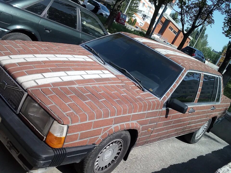Кирпич на машине фото Настоящая броня, или сколы не страшны - Mitsubishi 3000 GT, 3 л, 1992 года прико