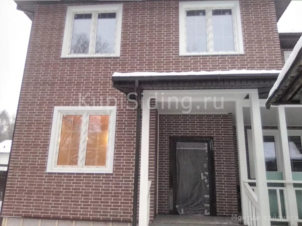 Кирпич рижский альта профиль фото домов АЛЬТА ПРОФИЛЬ КИРПИЧ РИЖСКИЙ 01 пример обшивки дома