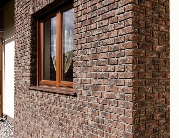 Кирпич рустик фото Rustic Red blends Brick slips Brick, Rustic, Cladding
