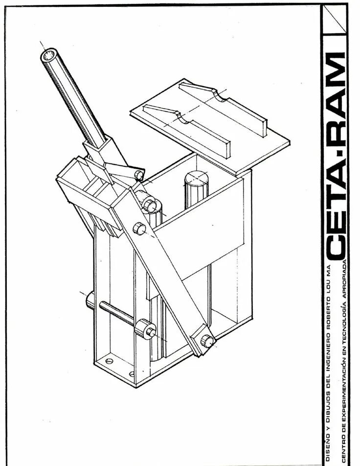 Кирпич своими руками чертежи Manual para la construcción de la ceta ram 1981 ampliado Interlocking bricks, Br