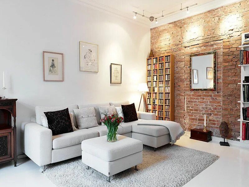 Кирпич в современном интерьере Pin by Ann Lisa on For the Home Brick interior, Interior design, White brick wal