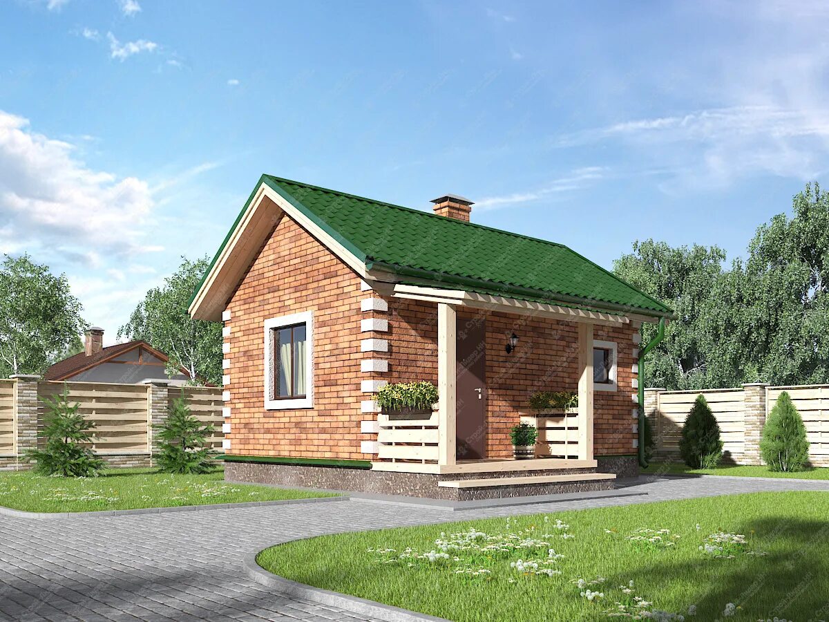 Кирпичная баня фото Баня из кирпича HeatProf.ru