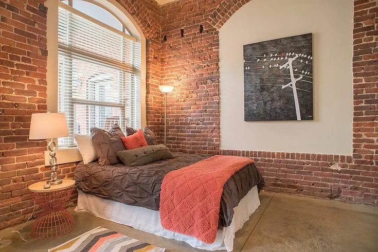 Кирпичная стена в интерьере цвет стен Gorgeous Bedroom Colors to Try Out this Spring: 25 Best Ideas and Inspirations M