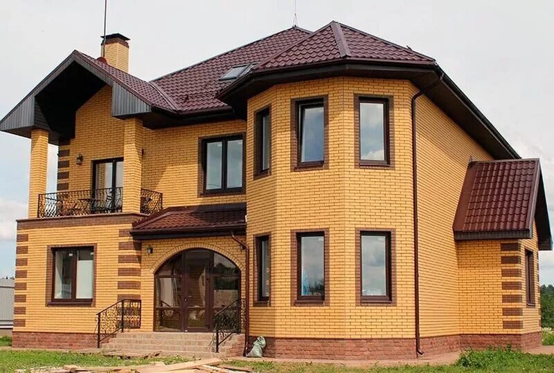 Кирпичные дома под ключ фото Construction company Krepost, construction company, Rostov-on-Don, Bogatyanovski