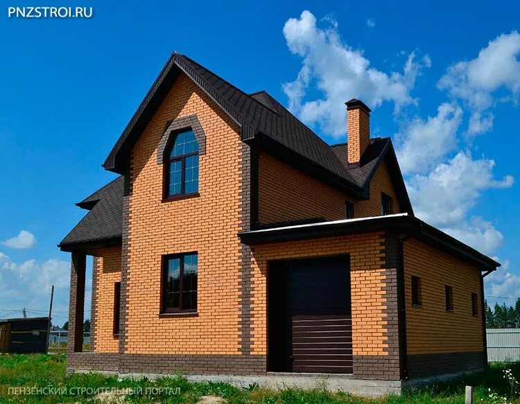 Кирпичные дома под ключ фото Строители кирпичного, пеноблочного дома в Пензе