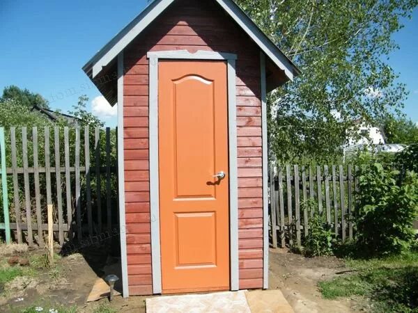 Кирпичный уличный туалет фото Дачные туалеты. Размеры, расположение и другие важные вещи о дачном туалете - Ст