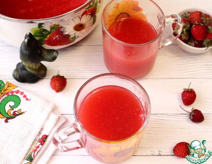 Кисель из ягод рецепт с фото Кисель из клубники и брусники - кулинарный рецепт