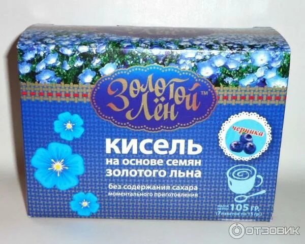 Кисель с семенами льна рецепт с фото Отзыв о Кисель на основе семян золотого льна Гигиена "Золотой лен" Специфический