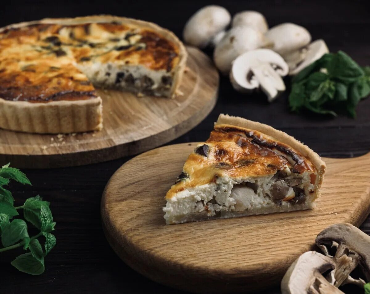 Киш с курицей и грибами фото Самый ароматный , сочный , безумно вкусный."Киш с грибами и курицей" lola-food Д
