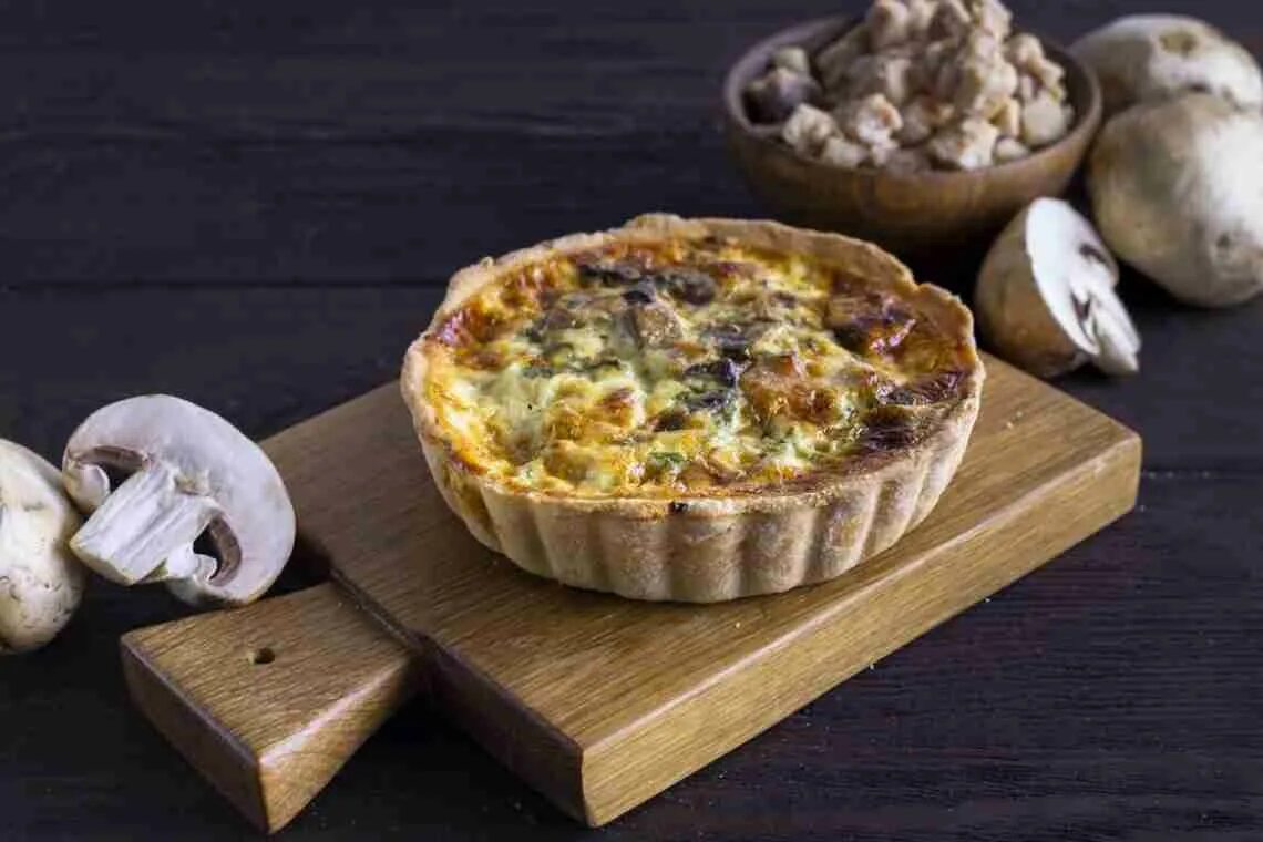 Киш с курицей и грибами фото Как приготовить киш с курицей и грибами - Journal UA