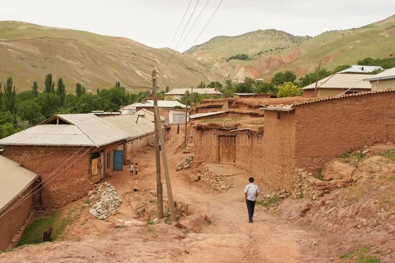 Кишлак глаза фото Village in the Hissar Mountains, Uzbekistan, Central Asia Stock Photo - Image of