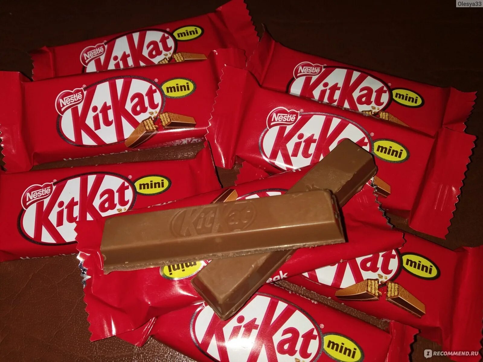 Кит кат шоколад фото Шоколад Kit Kat Mini молочный с хрустящей вафлей - "Хрустящее лакомство от Nestl