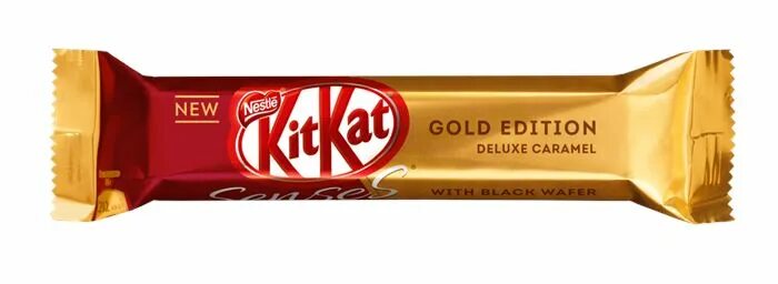 Кит кат шоколад фото Шоколадный батончик KIT KAT Senses Gold, 40 г Шоколад, батончики Vodalive