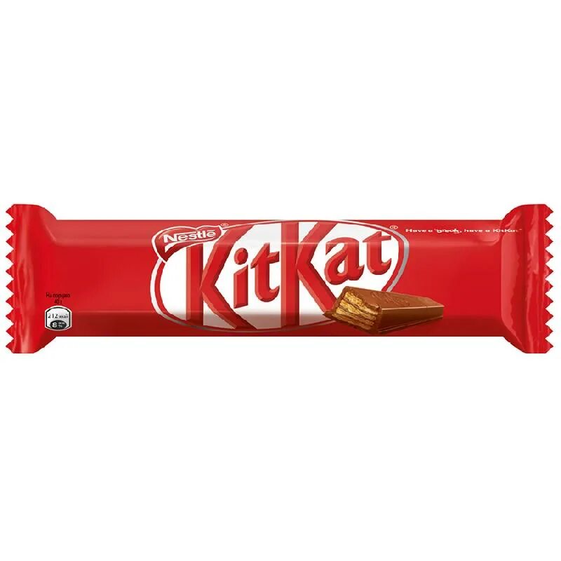 Кит кат шоколад фото Батончик NESTLE KIT KAT Шоколадный, 40 г Шоколад, батончики Vodalive