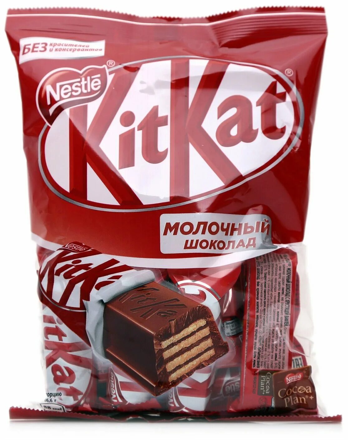 Кит кат шоколад фото Конфеты KitKat MINI. Молочный шоколад с хрустящей вафлей, 169 г, флоу-пак - купи