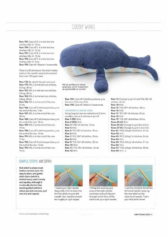 Кит вязаный крючком схемы http://knits4kids.com/collection-en/library/album-view/?aid=42379 Zabawki