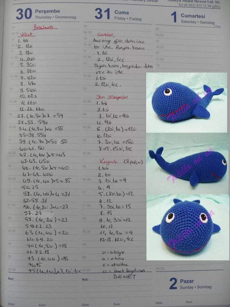 Кит вязаный крючком схемы amigurumi balina yapılışıi,amigurumi free pattern,amigurumi balina tarifi,tığ iş