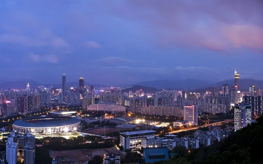 Китай фото 2023 Shenzhen from Bijia Mountain Shot at the top of Bijia Moun. Flickr