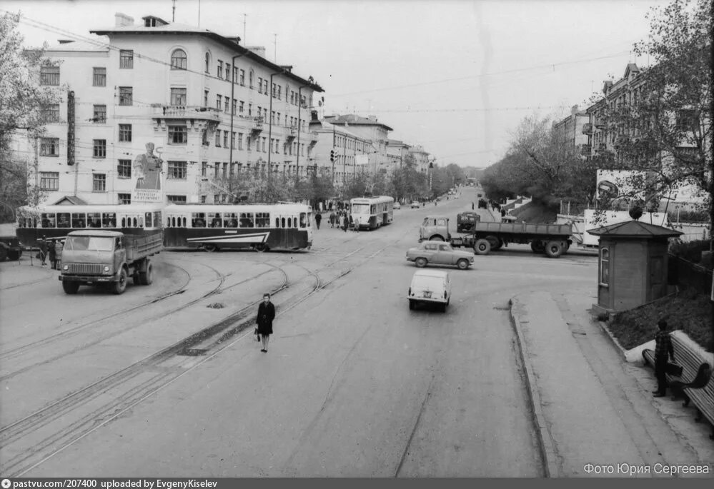 Китай городок в челябинске фото 80 годов Перекресток улицы Российской и проспекта Победы - Retro photos