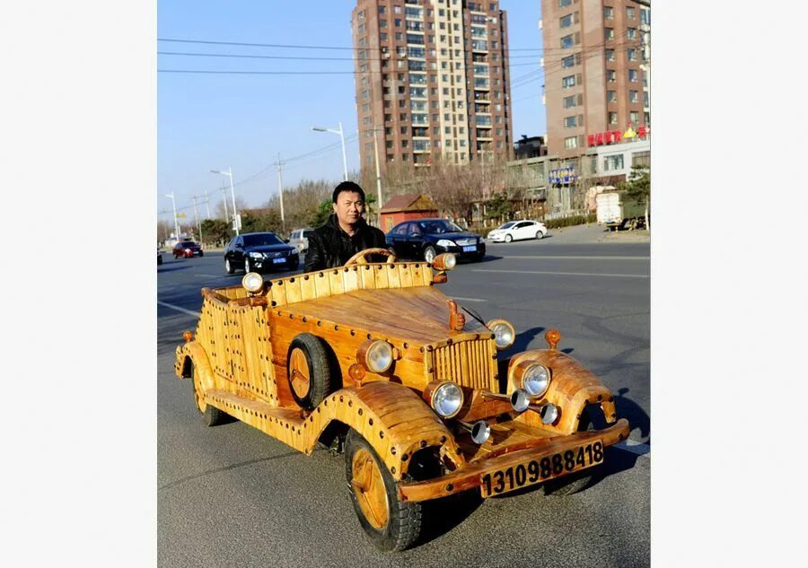 Китай самоделки automobile en bois - Cerca con Google Wooden car, Automobile, Monster trucks