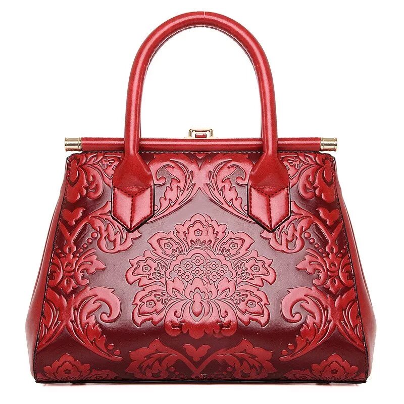 Китай сумочки MIWIND Free Shipping Women Embossed Leather Handbag Vintage Shoulder Bag Chinese