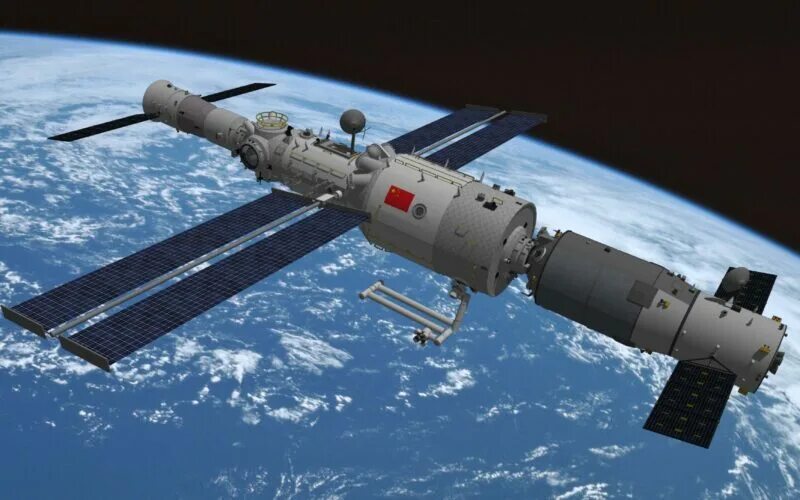 Китайская космическая станция фото China Space Station avoids near-collision with Starlink satellites - AeroTime