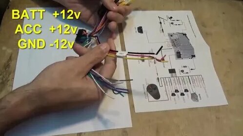 Китайская распайка Провода на магнитоле, какие цвета к чему подключать. - смотреть онлайн в поиске 