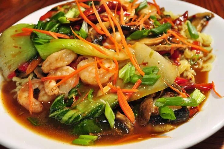 Китайские блюда рецепты с фото пошагово How Do You Make Shrimp Stir Fry With Chinese Greens? Recipe Cabbage recipes, Bok