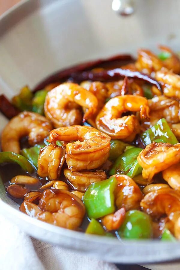 Китайские блюда рецепты с фото пошагово Kung Pao Shrimp Chinese cooking, Recipes, Asian cuisine