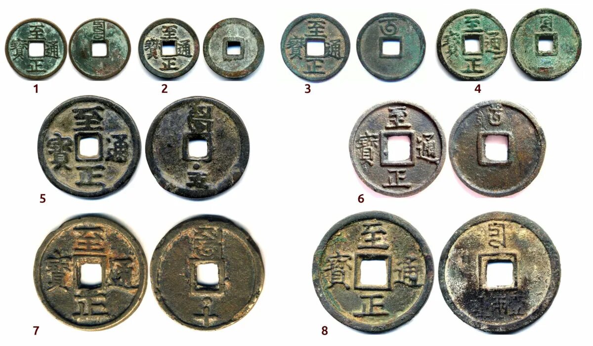 Китайские деньги фото монеты Монеты времен династии Юань. Часть 2 Древние монеты Китая Дзен