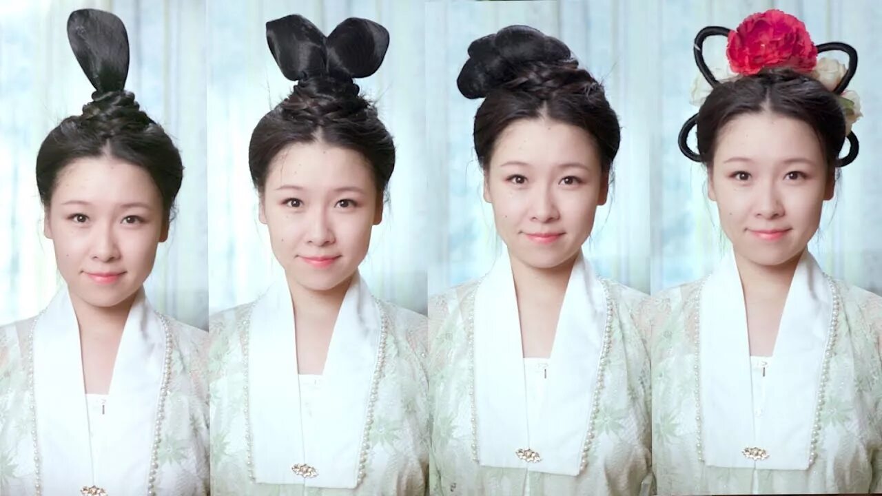 Китайские прически 2024 How to Create Ancient Chinese Hairstyles - YouTube