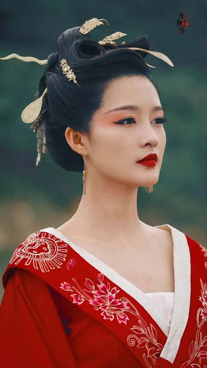 Китайские прически Woman asian Geisha art, Geisha makeup, Asian beauty