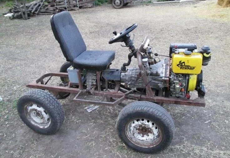 Китайские самодельные минитрактора самодельный трактор Monster trucks, Crafts, Motorcycle