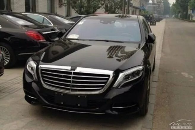 Китайский мерседес фото Spied - Mercedes testing new S Class heavily in China