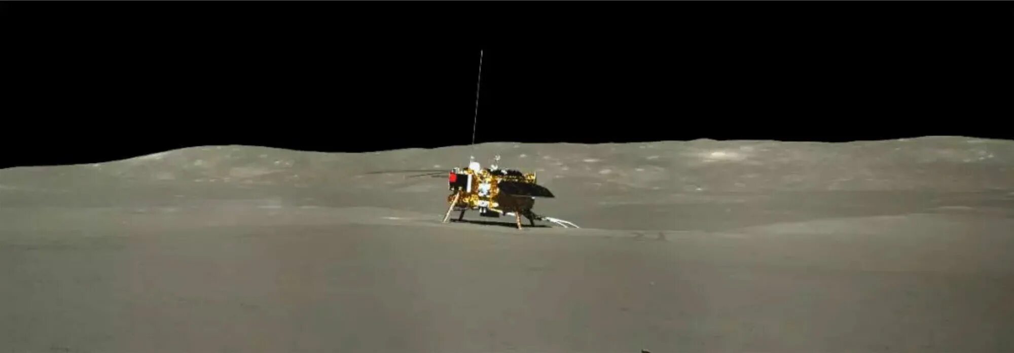 Китайский на луне фото неба Bad Astronomy UPDATE: LRO looks down on Chang'e-4. *Straight* down. SYFY WIRE